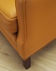 fotele Fotel pomarańczowy, duński design, lata 70, produkcja: Dania 9