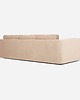 sofy i szezlongi Sofa BERGEN beżowy welur, skandynawski design 3