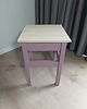 stołki Własnoręcznie malowany handmade taboret w pastelowych kolorach art deco 1