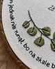 Ozdoby na ścianę Ręcznie haftowany tamborek dla pary, ślub, pamiątka, rocznica 1