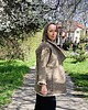 płaszcze damskie Kimono lekki płaszcz na plecach oko z frędzlami. 6