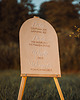dodatki ślubne Tablica powitalna Hymn do miłości 50x70 cm - naturalna 2