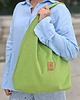 torby na ramię Welurowa torba Hobo Bonita Zielone Jabłuszko 1