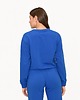 bluza bez kaptura damska Bluza Happy szafir malowana 2