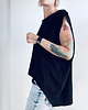 t-shirt damskie Koszulka damska oversize bez rękawów basic 4