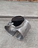 bransoletki wire wrapping Na czarno - bransoletka regulowana 2