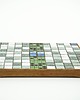 deski do krojenia i tace Taca geometryczny wzór w stylu modernistycznym, lata 70. 2