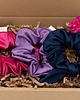 do włosów różne Zestaw prezentowy Scrunchies satyna 1
