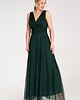 sukienki maxi damskie Elegancka kopertowa sukienka maxi na ramiączkach na wesele - M1186 3