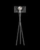 lampy podłogowe Czarna loftowa lampa podłogowa do salonu LIXA LOFT w kolorze czarnym 4