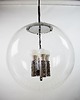 lampy wiszące Lampa wisząca firmy Glashütte Limburg z lat 70. 4