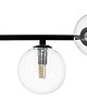 lampy wiszące Lampa Wisząca Lampa Metalowa Jemelos Czarna 120 cm 1