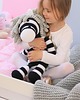 misie i maskotki Biało czarna handmade zebra w rozmiarze XL 4