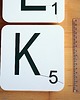 napisy dekoracyjne i tabliczki Kostki SCRABBLE duże 15x15cm -zamów sobie słowa 3