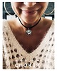 chokery Naszyjnik  Choker z Reniferem New Święta Mikołajki 1