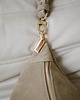 saszetka nerka Beani bag maxi - skórzana nerka - zamszowa - beż 1