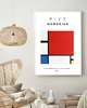 plakaty PLAKAT Piet Mondrian, plakat abstrakcyjny, 3