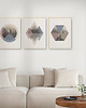 plakaty Zestaw 3 geometrycznych plakatów/grafik na ścianę, skandynawski styl. 5