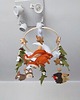 karuzele i girlandy do łóżeczka Leśna karuzela handmade , lisek na księżycu,  dostępna 2