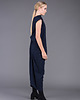 sukienki midi damskie Navy mary back knot dressi 9