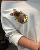 swetry damskie  Sweter z podobizną buldoga francuskiego 3