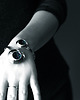 bransoletki wire wrapping Duża srebrna bransoletka glamour 8