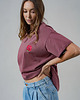 t-shirt damskie T-shirt Voila Rose Brown Róże 6