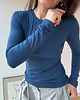 bluzki z długim rękawem damskie Longsleeve Stockholm blue cn 3