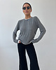 bluzki z długim rękawem damskie Sweater Touch grey 2