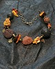 bransoletki z kamieni naturalnych Ekskluzywna bransoletka z mixu bursztynu i lawy elegancka handmade PREZENT lux 7