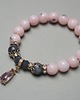 bransoletki z kamieni naturalnych Kolekcja Rich - Opal pink /glamour/ - bransoletka 2