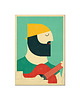 plakaty Gitarzysta, muzyk, plakat A3 w stylu retro 1