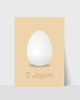 kartki wielkanocne Pocztówka wielkanocna z jajem 1