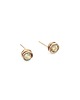 kolczyki wire wrapping Kolczyki sztyfty z cytrynem 7