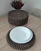 podkładki do kuchni Komplet szydełkowych podkładek pod talerze ze sznurka 8szt-32cm 3