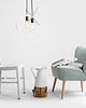 lampy wiszące Lampa geometryczna industrialna wisząca Veto - czarna lub biała 4