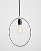 lampy wiszące Lampa geometryczna industrialna wisząca Veto - czarna lub biała 2