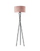 lampy podłogowe Czarna lampa podłogowa do salonu na 3 nogach PARYŻ VELUR 9