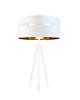 lampy stołowe Czarno-złota lampa stołowa na trójnogu ALTA GLAM w stylu glamour 7
