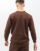 bluzy męskie Bluza raglan  basic ciepła ,,VOLKAN" czekolada 2