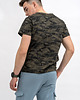 t-shirty męskie T-shirt męski zielony moro do V z nadrukiem 4