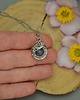 wisiory Mały wisiorek niebieski labradoryt wire wrapping 5