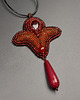 wisiory Seishin, wisior z jadeitem i karneolem, beading 2
