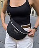 saszetka nerka Czarna nerka  pleciony materiał boho na ramię 3