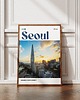 plakaty Minimalistyczny plakat Seul Korea Południowa 1