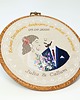 Ślub - inne Haft ślubny w oprawie 20 cm,pamiątka ślubna, podziękowania ślubne 43 3