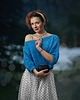 swetry damskie  Sweterek Blue 2