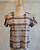 t-shirt damskie T-shirt shibori farbowany roślinami Square 1