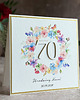 kartki scrapbooking Personalizowana kartka na 70. urodziny, BH 35 1