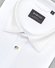 koszule męskie Koszula terranova 00552 długi rękaw biały slim fit 1